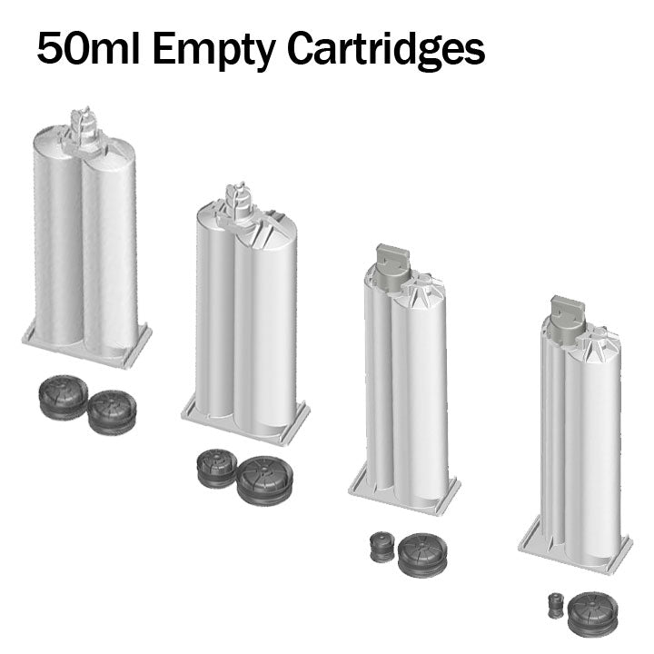 Empty Cartridges - 2-Part - 50ml sizes