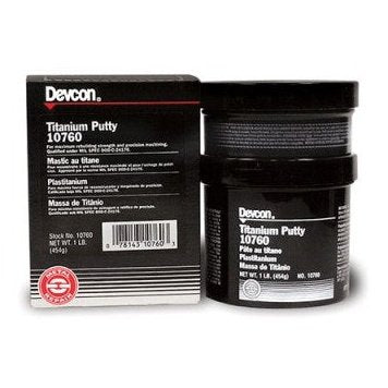 Devcon 10760 Titanium Putty High-performance, Non-rusting Titanium-reinforced Epoxy