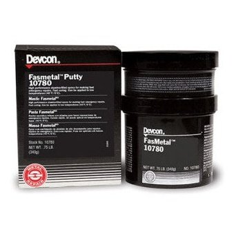 Devcon 10780 FasMetal High-performance, Alumina-filled Epoxy 3/4 Lb Kit 6/case