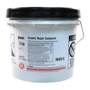 Devcon 11730 Ceramic Repair Compound Smooth, Trowelable, Alumina-filled Epoxy  32lb can