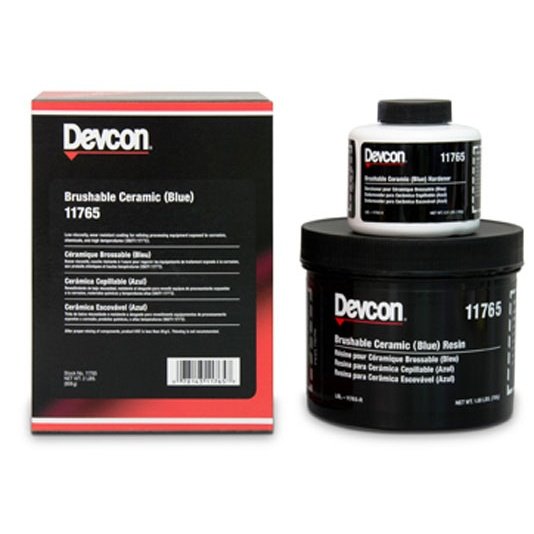 Devcon 11765 Low-viscosity, Alumina-filled Brushable Ceramic Blue Epoxy  2LB Kit