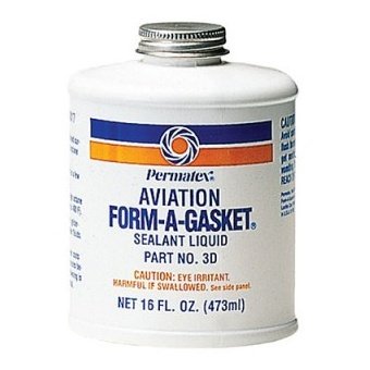 PERMATEX Aviation FORM-A-GASKET #3 Sealant - 16 fl. oz. bottle 80017