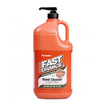 PERMATEX FAST ORANGE Hand Cleaner (Smooth Lotion) – 1 gal. plastic bottle with pump