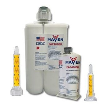 Maven EAF460 - Slow Set 60 Minute Black or Off-White Epoxy - Toughened 60-Minute Set Epoxy Adhesive