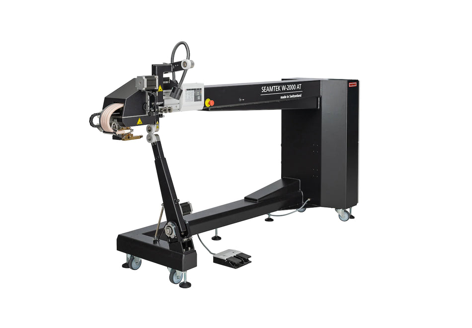 Leister SEAMTEK Sign & Banner Welding Machines for high-volume and large jobs, variable speed, easier and safe welding