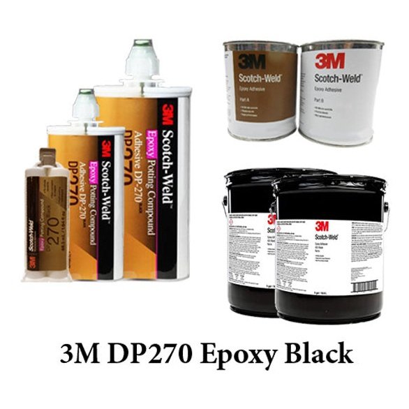 3M ScotchWeld DP270 Black 60-Minute Electric & Thermal Resistant Epoxy