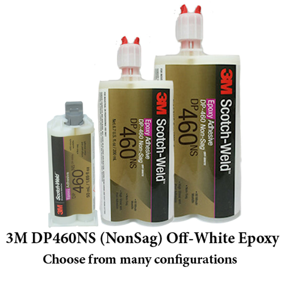 3M ScotchWeld DP460NS (NonSag) Off-White 60-Minute Toughened Epoxy Adhesive