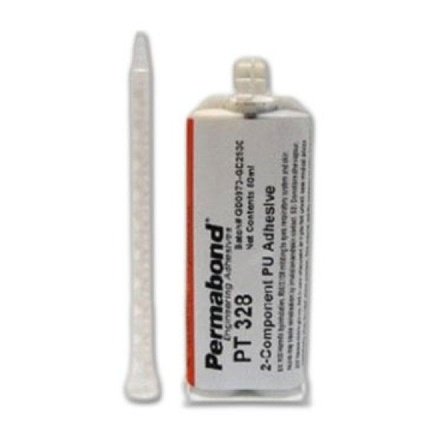 Permabond Urethane PT328 Medium Set 15 - 20 min 50ml and 400ml Cartridge and Starter Kit