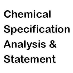 Chemical Specification Analysis Report