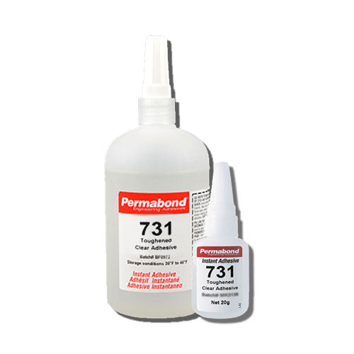 Permabond 731 Instant Adhesive-Toughened & Flexible Slow-Set General Purpose