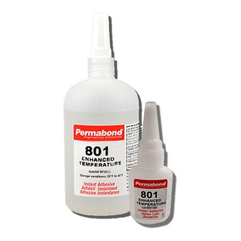 Permabond 801 Instant Adhesive-Fast-Set Temperature-Resistant Thin General Purpose