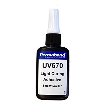 Permabond UV670 UV  single part, fast curing, UV curable adhesive