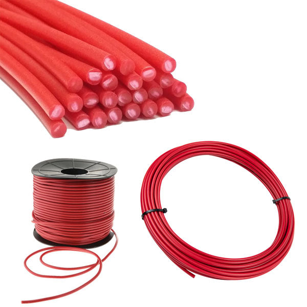 Maven Plastics - HDPE Red Plastic Welding Rods, Coils & Reels