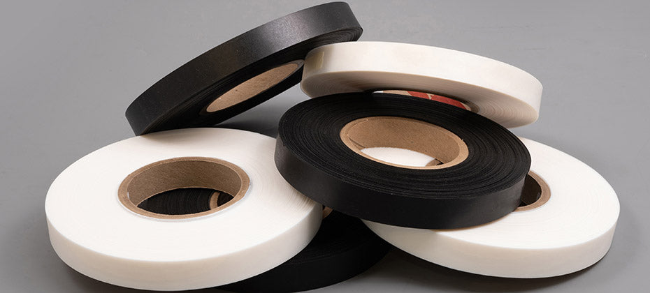 Trivantage Fabric Bonding Tapes - Black, White, Flame Retardant, Variety of Sizes