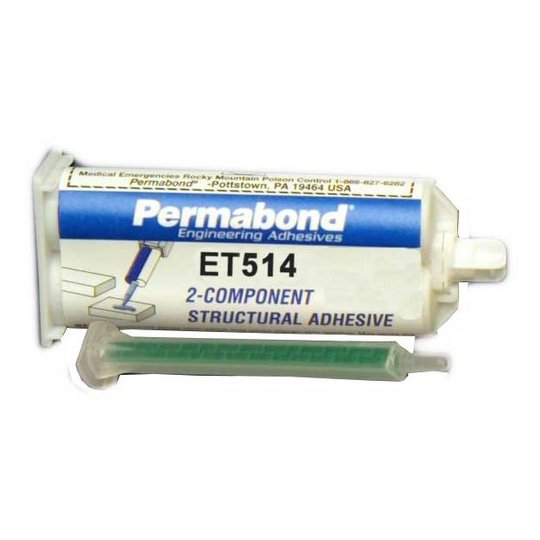 PERMABOND ET514 Slow Set 30 - 50 min 1:1 Mixable Two-Part Epoxy Adhesive Cartridges & Accessories