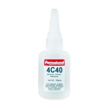 Permabond 4C40 Cyanoacrylate intermediate high_ viscosity,  high purity, medical device grade, cyanoacrylate adhesive