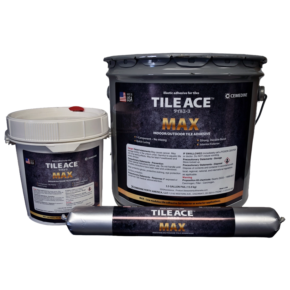 Cemedine Tile Ace Max – Indoor/Outdoor MS Polymer Tile Adhesive Tile Ace