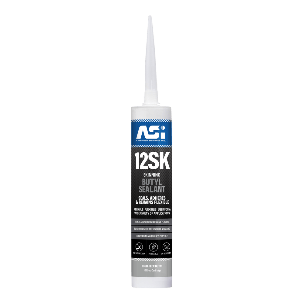 American Sealants ASI 12SK butyl caulk sealant cartridge