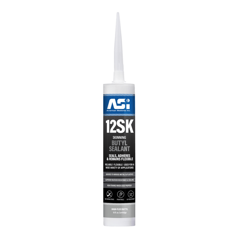 American Sealants ASI 12SK butyl caulk sealant cartridge
