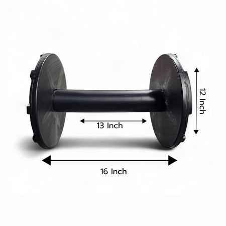 Maven ReelCore Empty 12-inch Reels Spools 4 lengths 4, 6, 10, 13-in Sturdy Impact Resistant HDPE For Wires, Cords, Rope, Hose and more Maven Reel Core