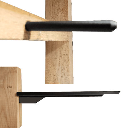 CarbonBar™ DIY Floating Shelf Starter Kit – 7in -12in″ Rods CarbonBar