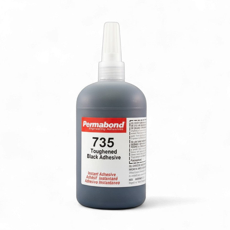Permabond 735 Instant Adhesive-Black Magic Toughened & Flexible Slow-Set-Gap Filling Permabond