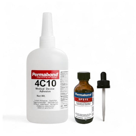 Permabond 4C10 Instant Adhesive low viscosity, high purity, medical device grade, cyanoacrylate adhesive Permabond