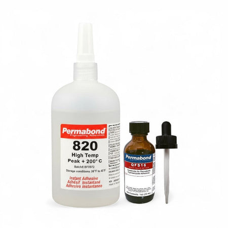 Permabond 820 Instant Adhesive-Fast-Set Temperature-Resistant Thin General Purpose Permabond