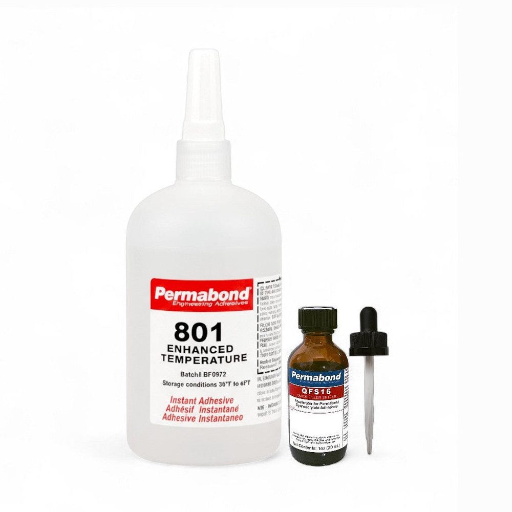 Permabond 801 Instant Adhesive-Fast-Set Temperature-Resistant Thin General Purpose Permabond