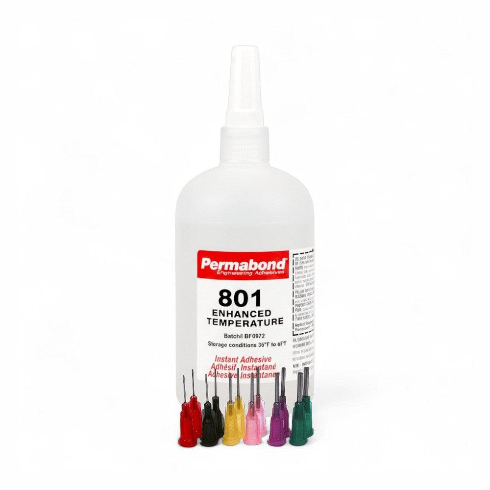 Permabond 801 Instant Adhesive-Fast-Set Temperature-Resistant Thin General Purpose Permabond