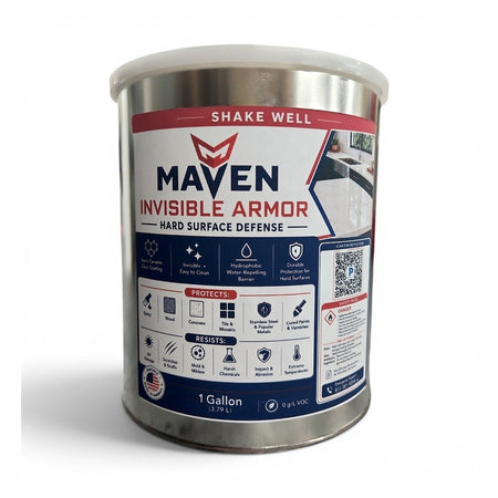 Maven Invisible Armor - Hard Surface Defense - Chemical-Repellant Hardened Clear Coat Maven Invisible Armor