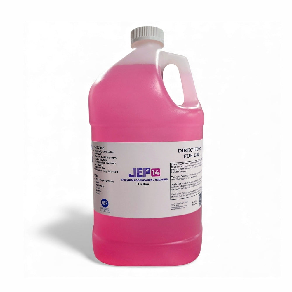 JEP-14 Heavy Duty Degreaser Cleaner Non-Caustic Non-Toxic Emulsifying USDA A1 Rated Safe for Food & Processing Equipment NSF A-1 Jep14