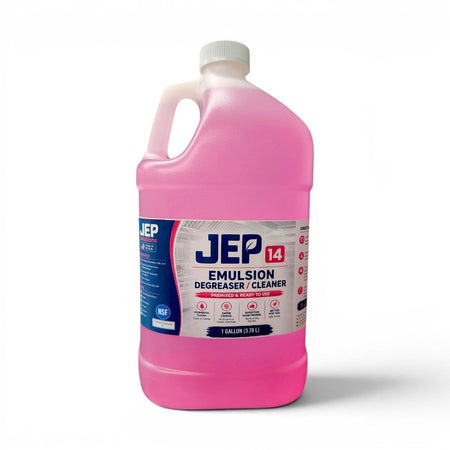 JEP-14 Heavy Duty Degreaser Cleaner Non-Caustic Non-Toxic Emulsifying USDA A1 Rated Safe for Food & Processing Equipment NSF A-1 Jep14