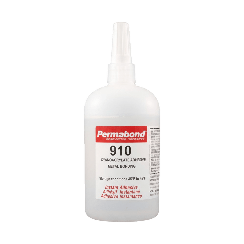 Permabond 910 Instant Adhesive - Fast-Set Low Viscosity Thin Metal Bonder Methyl CA Permabond