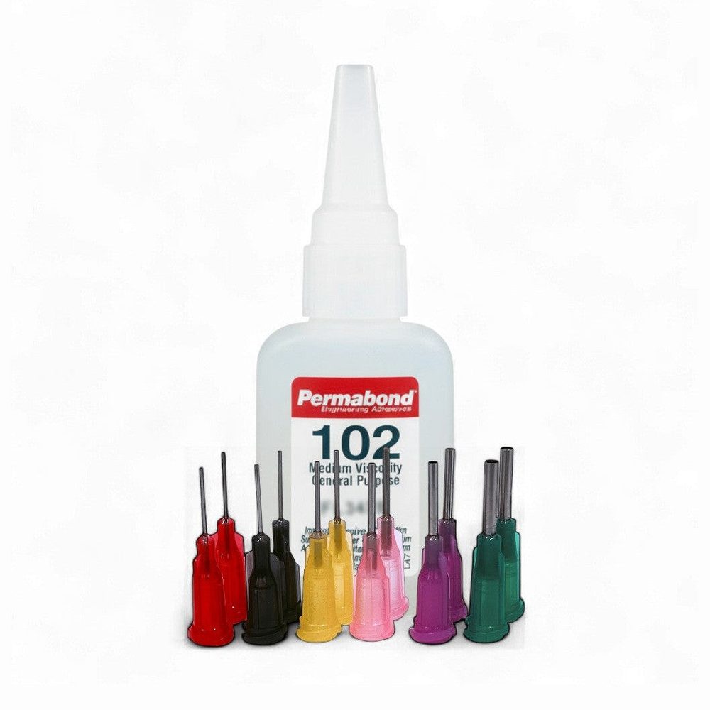 Permabond 102 Instant Adhesive-Medium Viscosity CA Super Glue, Great for Plastic & Rubber Permabond