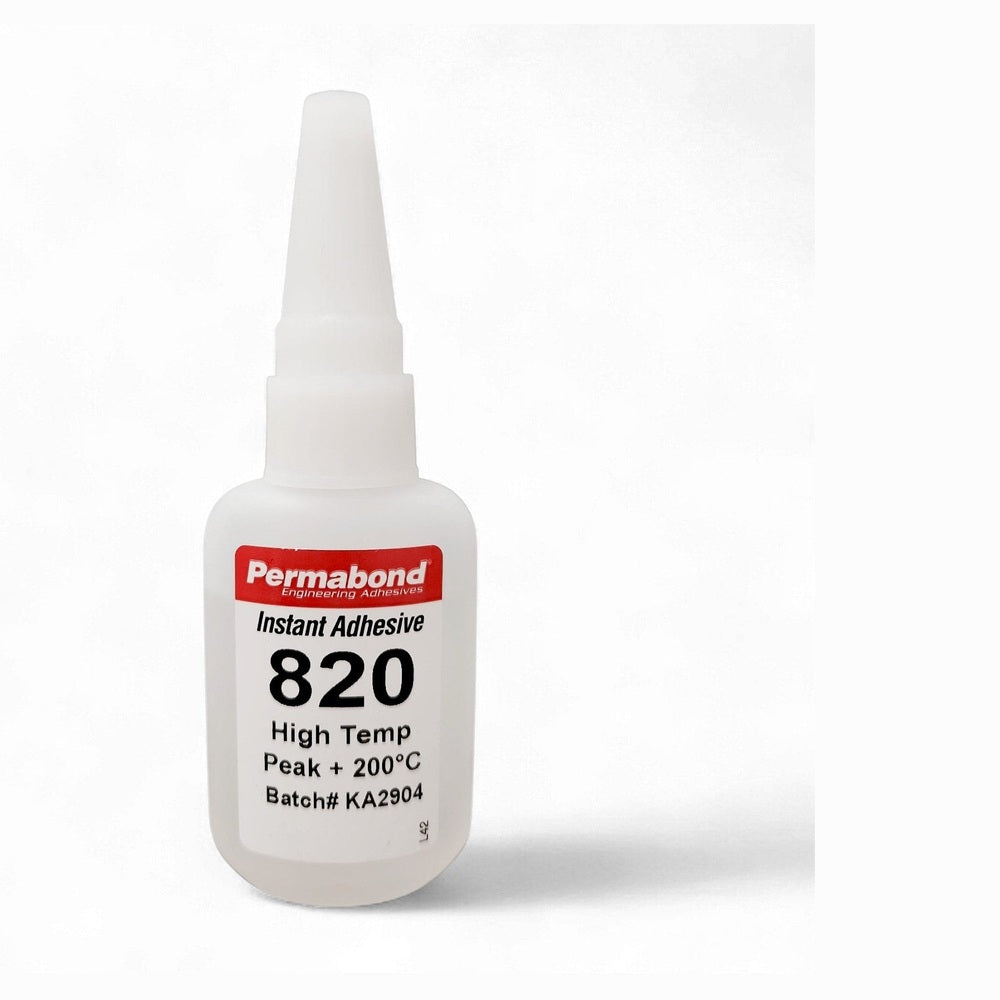 Permabond 820 Instant Adhesive-Fast-Set Temperature-Resistant Thin General Purpose Permabond