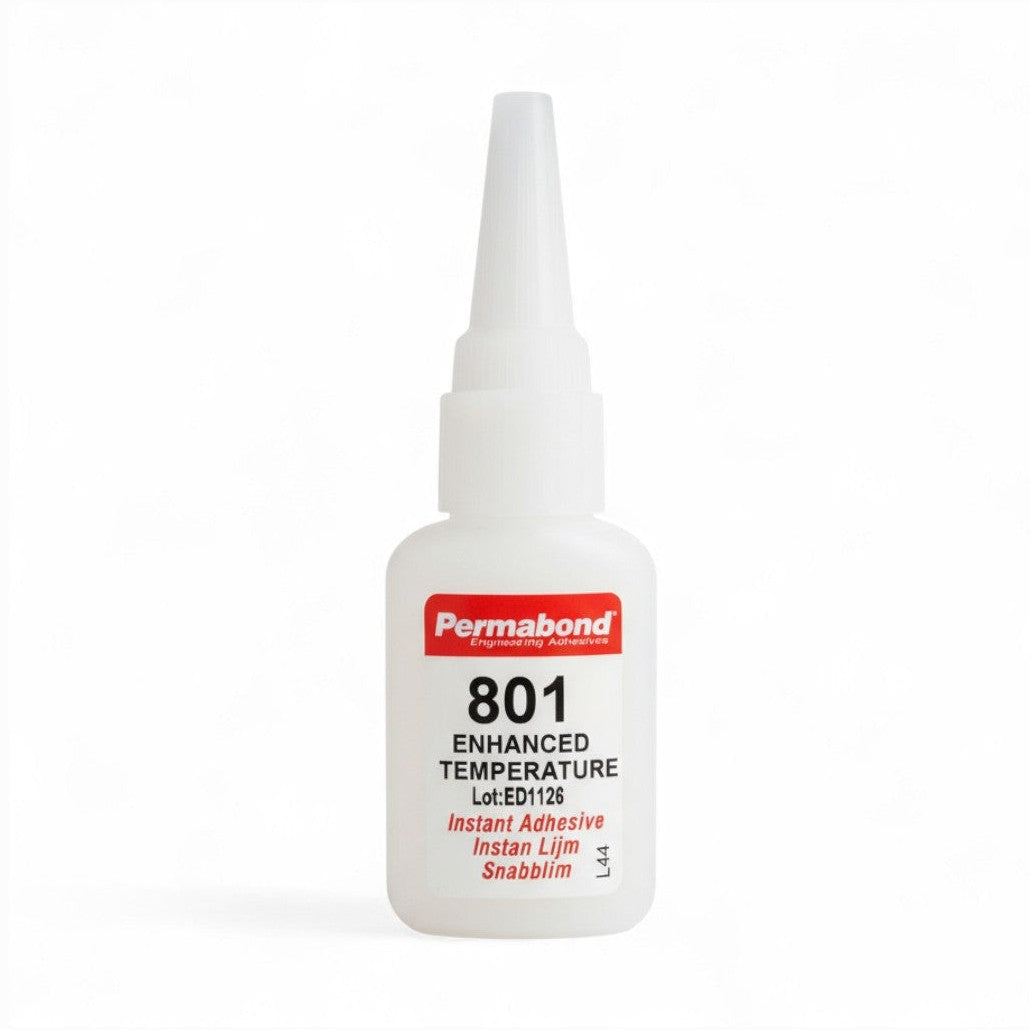 Permabond 801 Instant Adhesive-Fast-Set Temperature-Resistant Thin General Purpose Permabond