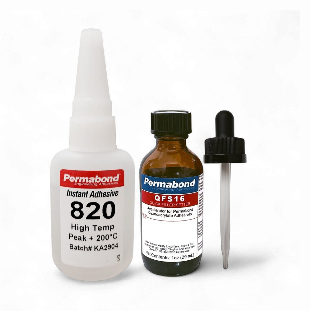 Permabond 820 Instant Adhesive-Fast-Set Temperature-Resistant Thin General Purpose Permabond