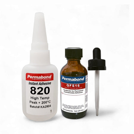 Permabond 820 Instant Adhesive-Fast-Set Temperature-Resistant Thin General Purpose Permabond