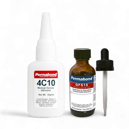 Permabond 4C10 Instant Adhesive low viscosity, high purity, medical device grade, cyanoacrylate adhesive Permabond
