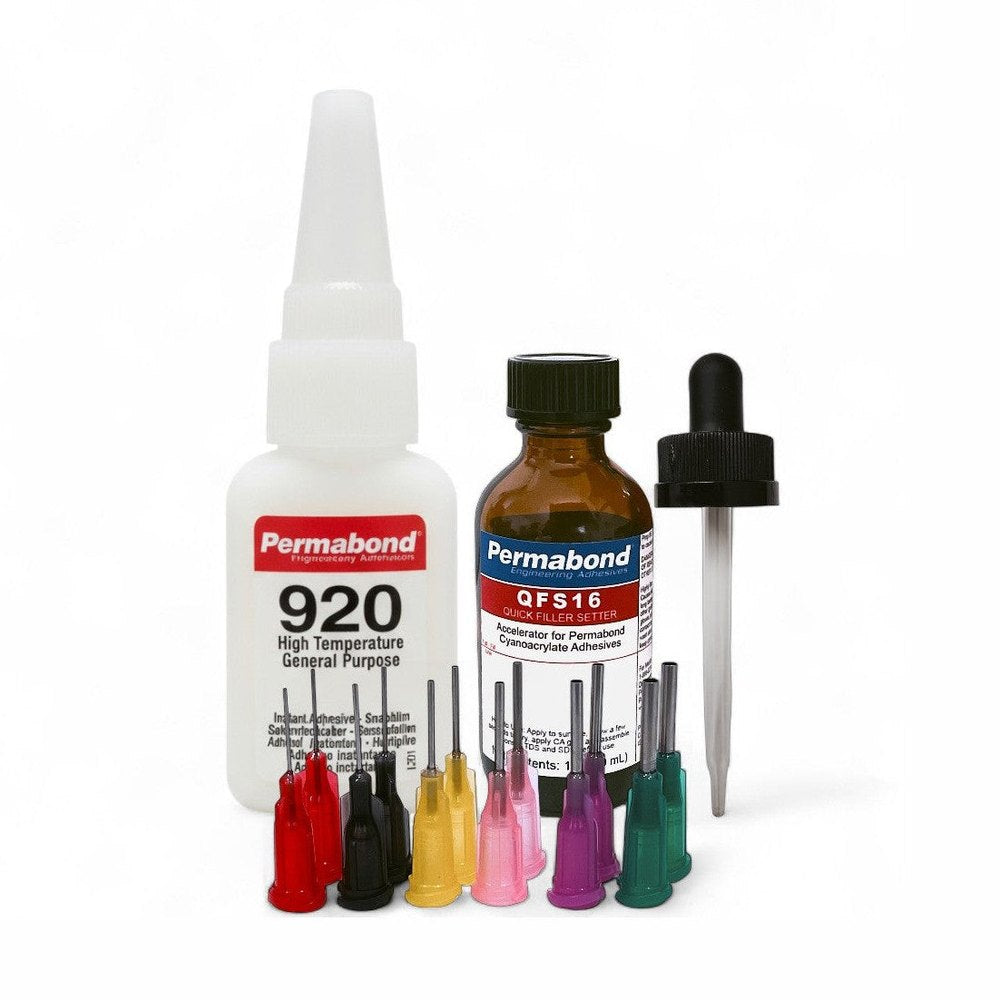 Permabond 920 Instant Adhesive-Fast-Set, Thin Viscosity, 2-Step High-Temp Resistant Permabond