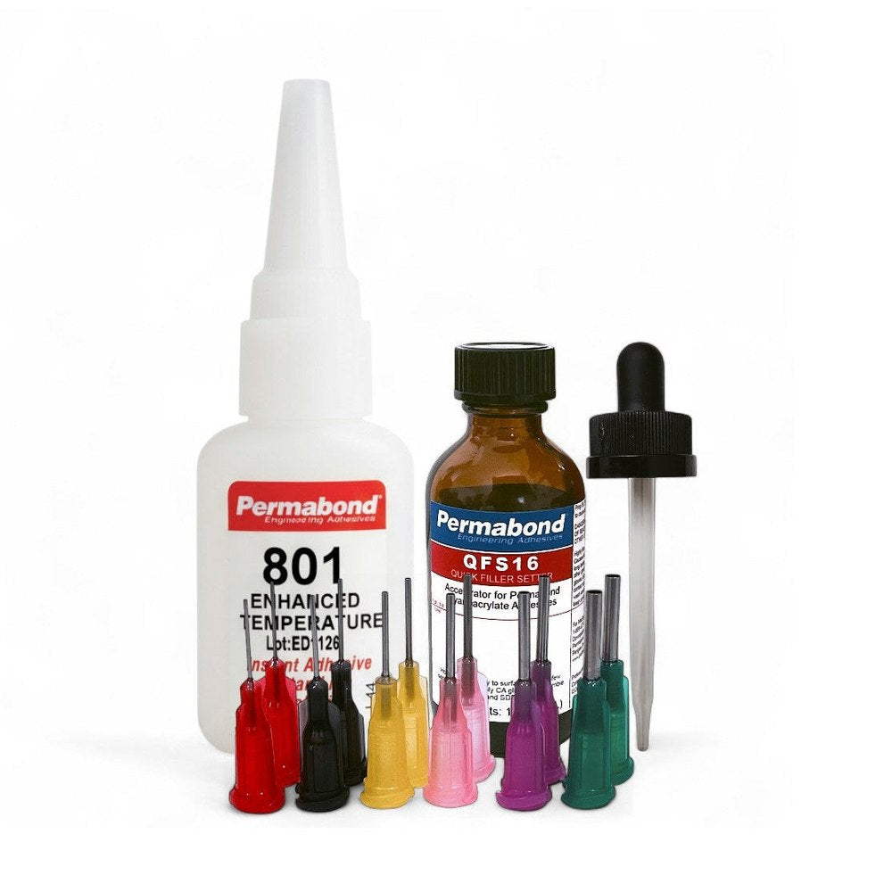 Permabond 801 Instant Adhesive-Fast-Set Temperature-Resistant Thin General Purpose Permabond