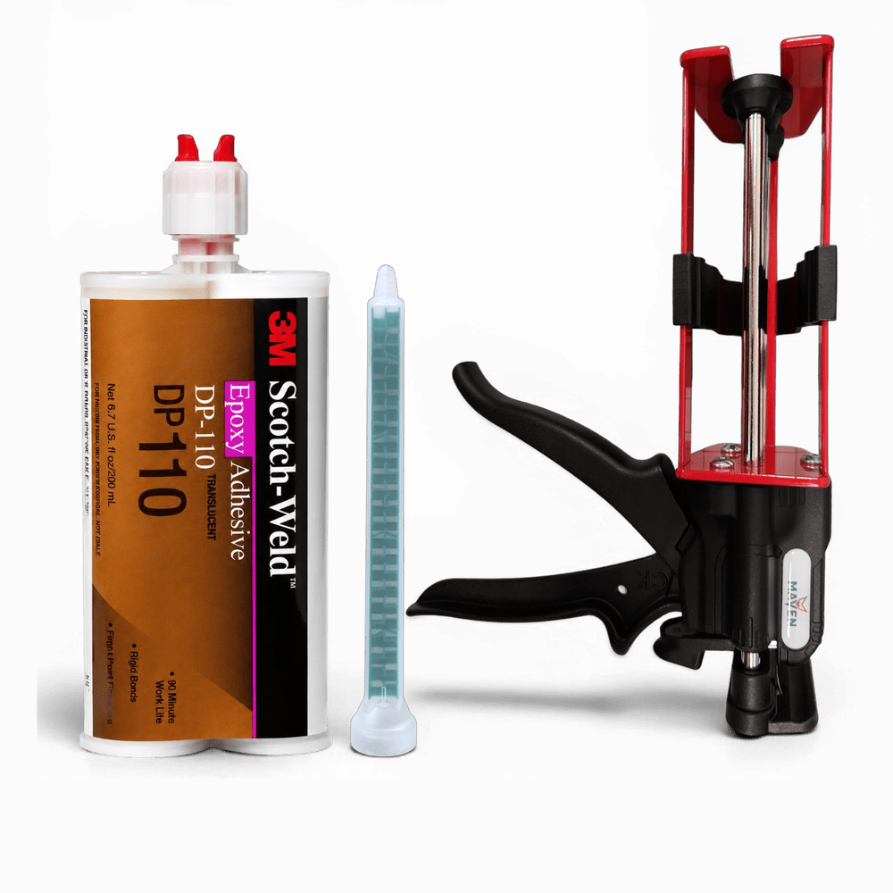 3M Scotch-Weld DP110 Flexible Temp Resistant 20-Minute Set Plastic & Metal Epoxy 3M Scotch-Weld