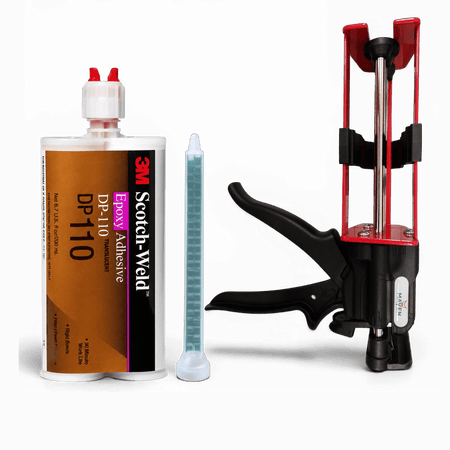 3M Scotch-Weld DP110 Flexible Temp Resistant 20-Minute Set Plastic & Metal Epoxy 3M Scotch-Weld