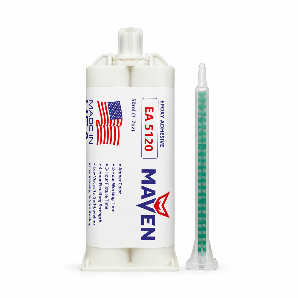 Maven EA 5120 Extreme Strength Epoxy, popular for bow and arrow manufacturing, striking tools, bridge repairs, deck repairs, potting, casting Maven Adhesives