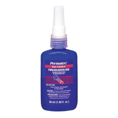 PERMATEX High Strength Threadlocker Red – 50 ml bottle