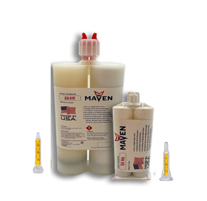 Maven Epoxy EA 615- Fast Set 15-Min Steel Filled-Medium Viscosity-Metallic Gray Epoxy-1:1 ratio