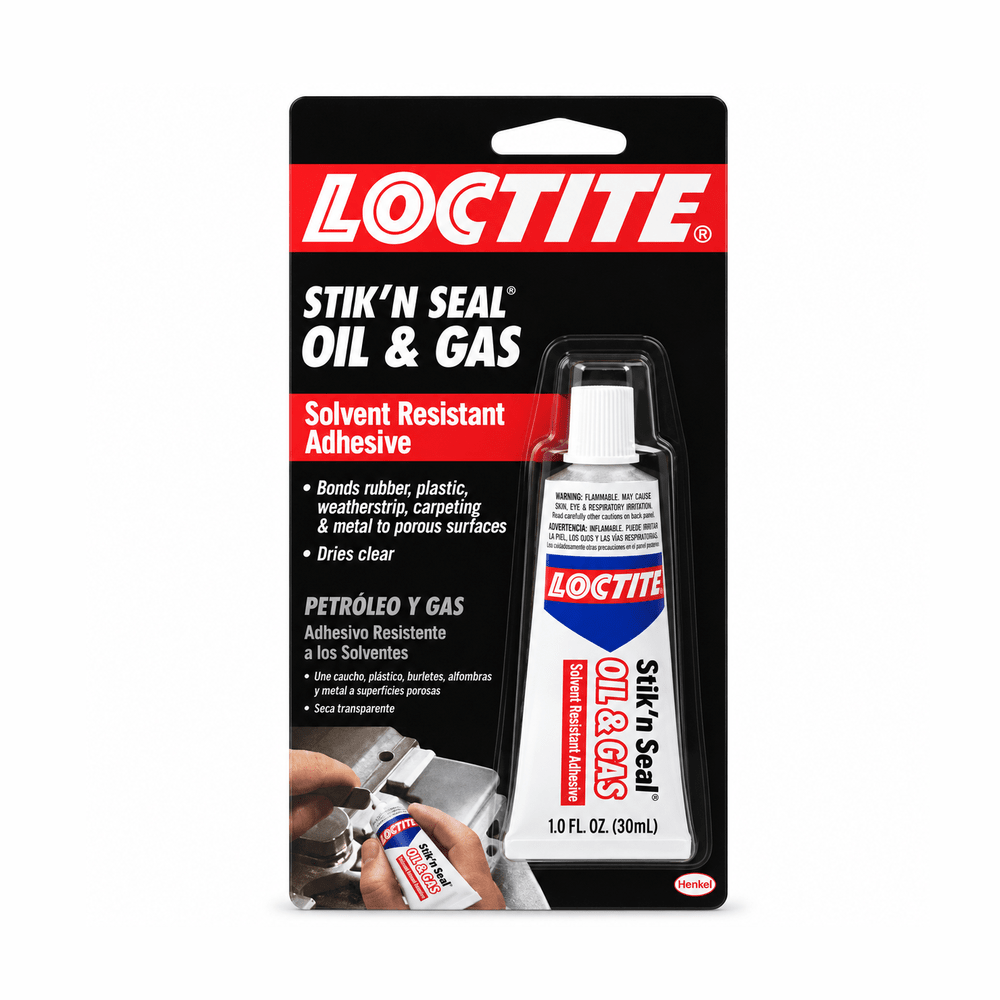 LOCTITE® Stik'N Seal® Oil & Gas Resistant Adhesive Sealant – Neoprene Contact Cement for Automotive Repairs 1252795 Loctite