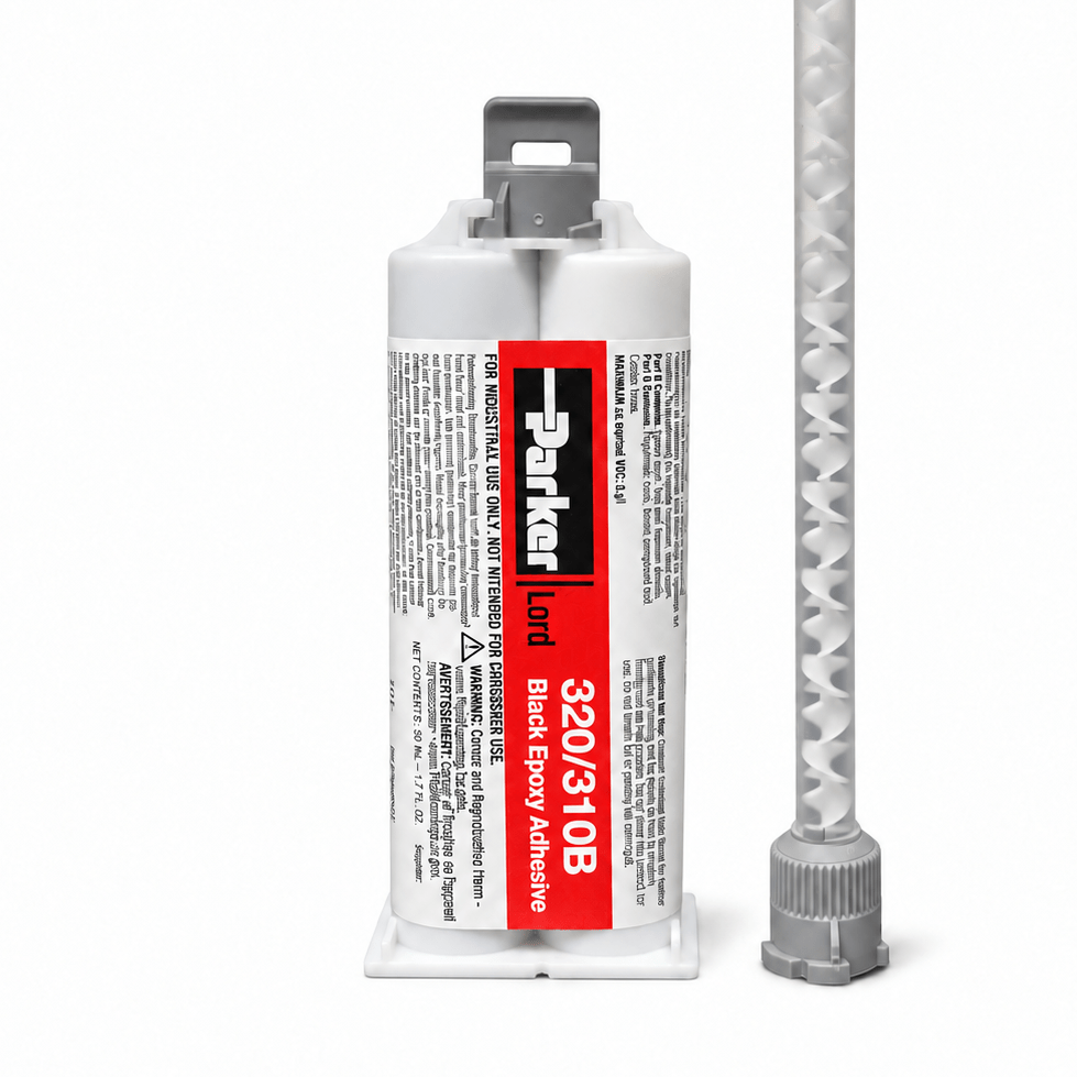 LORD 320/310-B Black Rubber Bonder Epoxy Adhesive Slow Set 30-60 min Lord