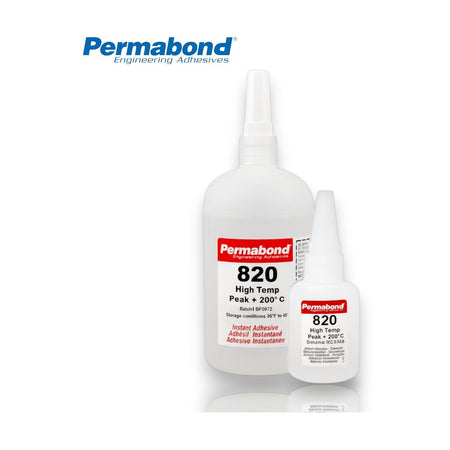 Permabond 820 Instant Adhesive-Fast-Set Temperature-Resistant Thin General Purpose Permabond